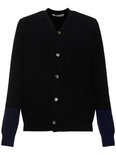 Cardigan i uld Comme Des Garcons Shirt sort