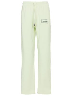 Bavlnené teplákové nohavice Off-white