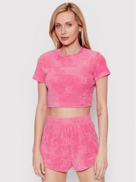 T-shirt Juicy Couture, różowy