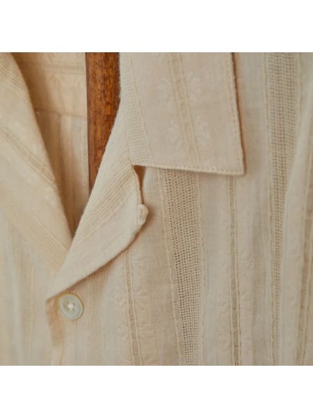 Camisa de algodón de franela Portuguese Flannel beige