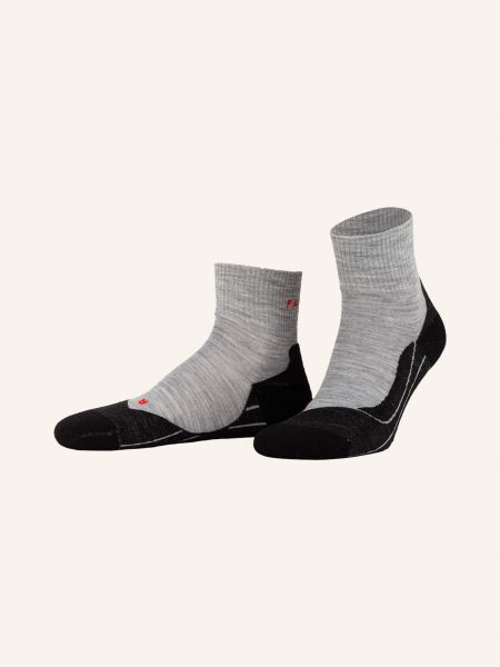 Vlněné ponožky z merino vlny Falke šedé