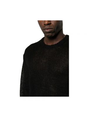 Jersey de lana de tela jersey Stussy negro