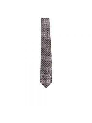 Jedwabny krawat Lardini beżowy