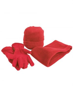 Утепленные перчатки Result красные