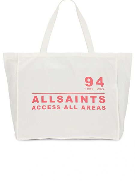 Shopper handtasche Allsaints weiß