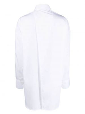 Chemise en coton avec manches longues Closed blanc