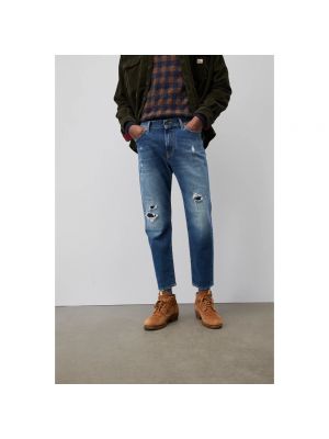 Distressed straight jeans Roy Roger's blau