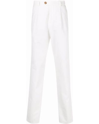 Pantaloni chino Brunello Cucinelli bianco