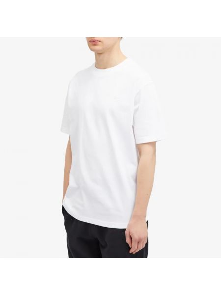 Хлопковая футболка New Balance белая