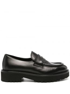 Pantofi loafer din piele chunky Doucal's negru