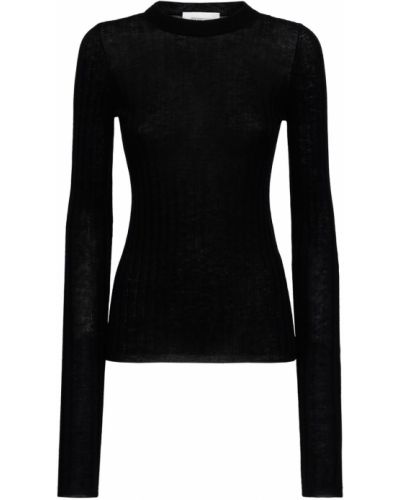 Sweter wełniany Sportmax czarny