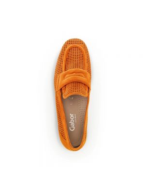 Loafers de ante Gabor naranja