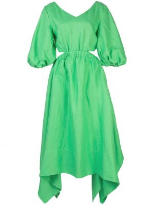 Sukienka asymetryczna Nicholas, zielony