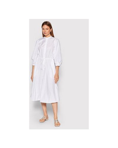 Белое платье-рубашка Polo Ralph Lauren