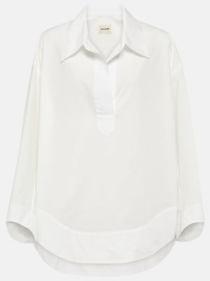 Памучна риза Khaite бяло