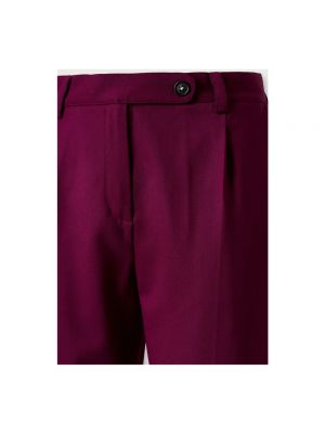Pantalones chinos de lana Massimo Alba violeta