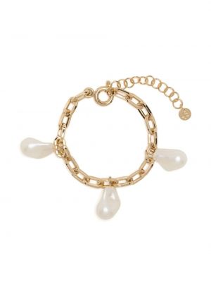 Bracelet avec perles Rejina Pyo doré