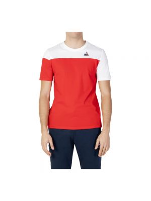 Koszulka z krótkim rękawem Le Coq Sportif czerwona