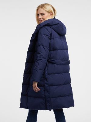 Péřový kabát Orsay modrý