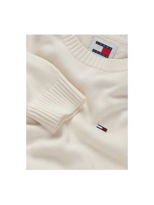Jersey slim fit de tela jersey Tommy Jeans blanco