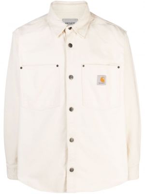 Camicia di cotone Carhartt Wip bianco
