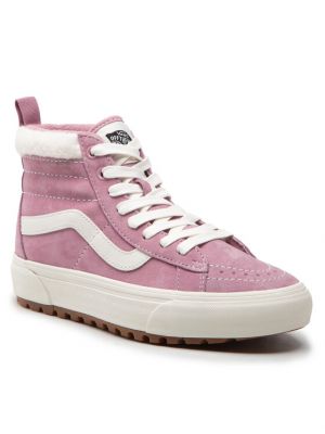 Sneakers σουέντ Vans ροζ