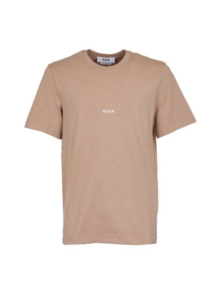 Casual t-shirt Msgm beige