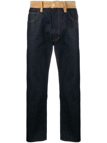 Cord straight jeans Marni blau