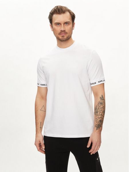 Koszulka Karl Lagerfeld biała