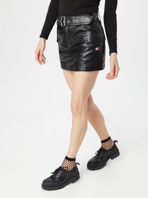 Džínsová sukňa Tommy Jeans čierna