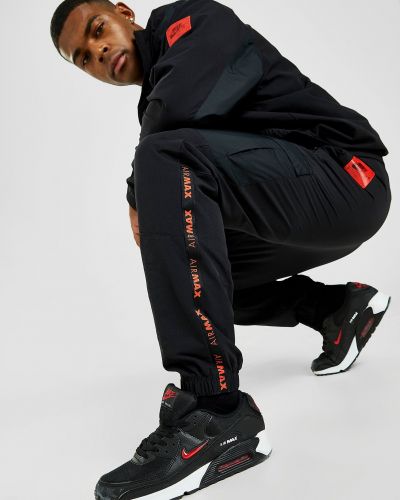 Nike Air Max Woven Cargo Pants - Only at JD - Black/Black - Mens, Black/Black