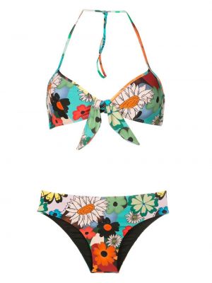 Blomstret bikini Amir Slama sort