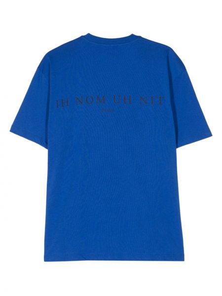 T-krekls ar apdruku Ih Nom Uh Nit zils