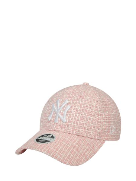 Kepurė tvido New Era rožinė