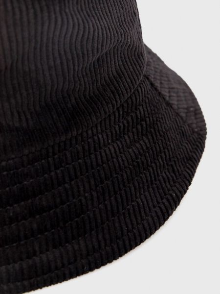 Bombažni klobuk Sisley črna
