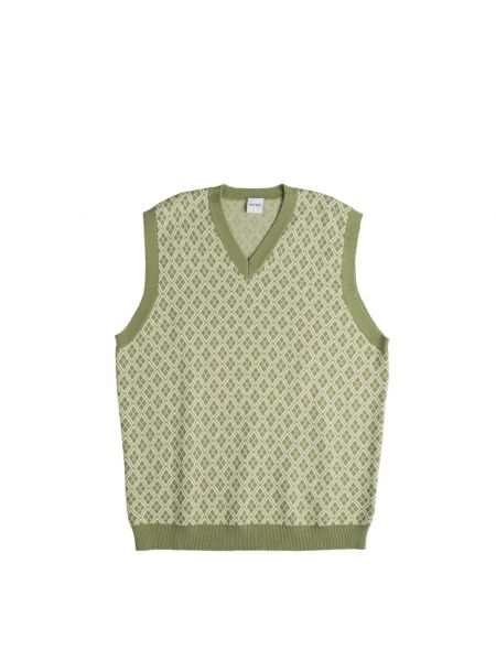 Трикотажный свитер Aspesi зеленый