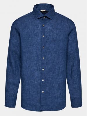 Marškiniai slim fit Stenströms mėlyna