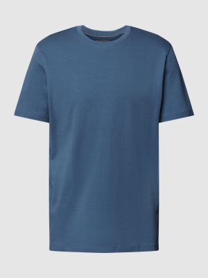 Koszulka z okrągłym dekoltem Christian Berg Men niebieska