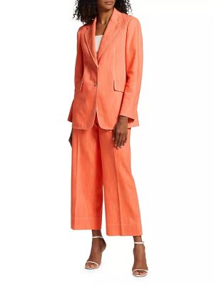 Пиджак с потертостями Akris Punto оранжевый
