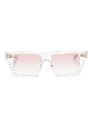 Okulary przeciwsłoneczne z nadrukiem Dita Eyewear białe