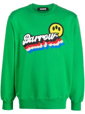 Raštuotas medvilninis džemperis Barrow žalia