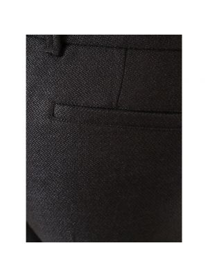 Pantalones de lana de seda Chloé negro