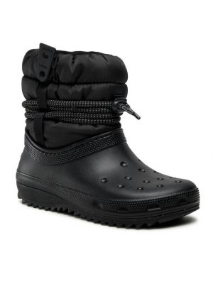 Sniego batai Crocs juoda