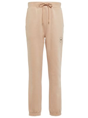 Pantalones de chándal de punto Adidas By Stella Mccartney beige