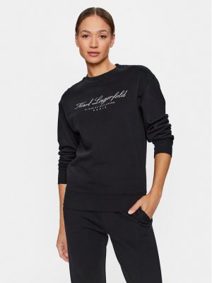 Sportinis džemperis Karl Lagerfeld juoda