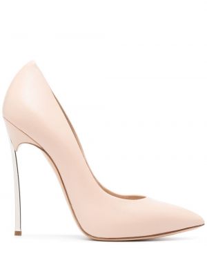 Läder pumps Casadei rosa