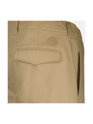 Pantalones cortos ajustados Moncler beige