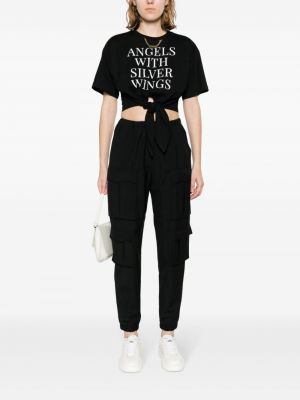 T-shirt aus baumwoll mit print Elisabetta Franchi