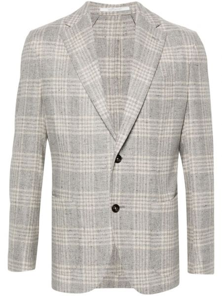 Ternet blazer med print Eleventy grå