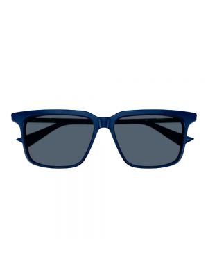Okulary przeciwsłoneczne Bottega Veneta niebieskie